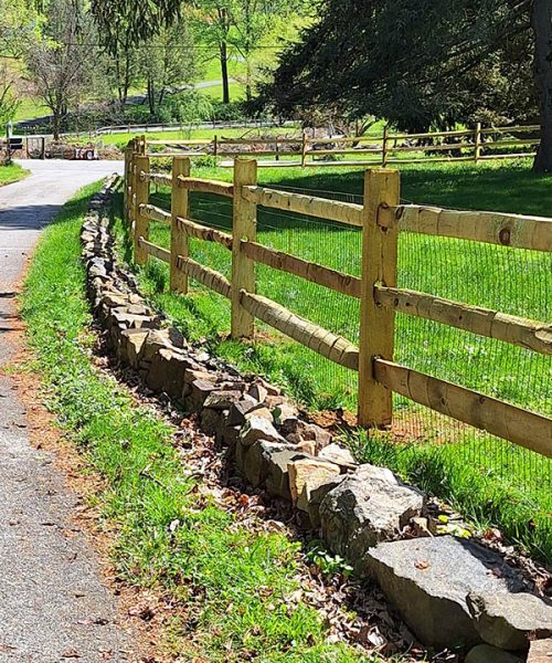 split-rail-along-driveway